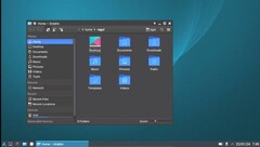 Рабочий стол Artix Linux (Источник изображения: GeeksforGeeks)