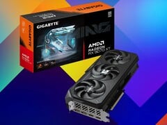 AMD Radeon RX 9070 XT имеет заводскую тактовую частоту буста до 2 970 МГц. (Источник изображения: Gigabyte, Unsplash, отредактировано)