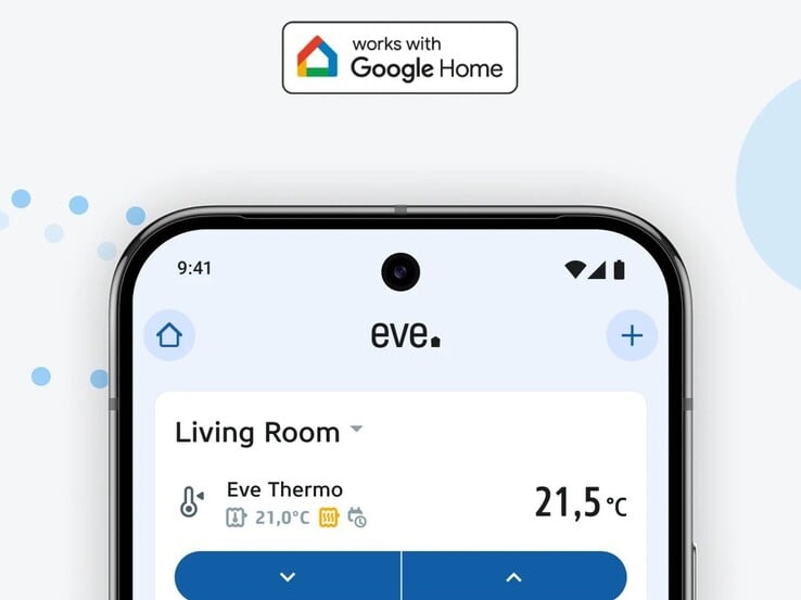 Приложение Eve for Matter Android обеспечивает беспроблемную настройку с Google Home (Источник изображения: Eve)