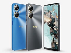 HTC Wildfire E5 Plus доступен в синем и черном цветах. (Источник изображения: HTC)