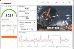 Fire Strike, питание от аккумулятора