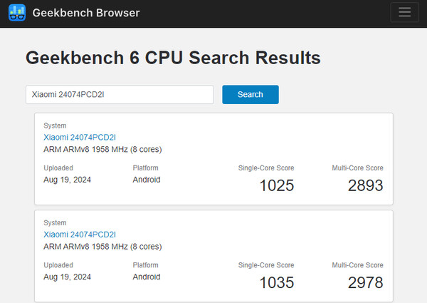 (Источник изображения: Geekbench)