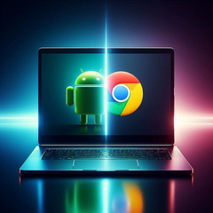 Google может вскоре перейти с ChromeOS на Android. (Источник изображения: AI generated)