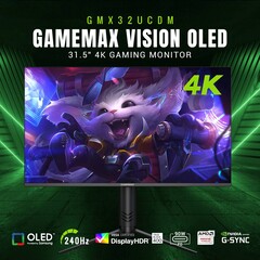 На рынке игровых QD-OLED мониторов появился новый игрок (источник изображения: GAMEMAX)