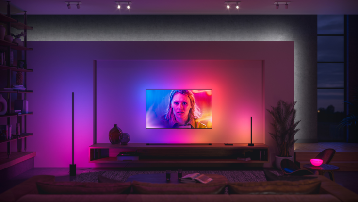 Philips Hue Sync TV теперь доступен для некоторых телевизоров LG. (Источник изображения: Philips Hue)