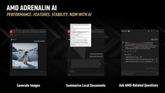 Adrenalin также получил несколько функций искусственного интеллекта. (Источник изображения: AMD)