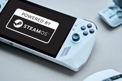 Логотип Asus ROG Ally на базе SteamOS