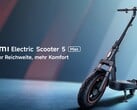 Электрический самокат Xiaomi Electric Scooter 5 Max может проехать до 60 км (~37 миль) на одной зарядке (Источник изображения: Xiaomi)