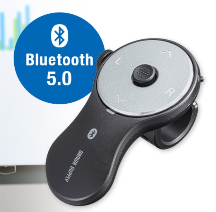 Мышь Sanwa Finger Mouse подключается к устройствам по Bluetooth 5.0. (Источник изображения: Sanwa Supply)