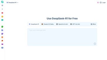 Компания HIX.AI добавила ИИ DeepSeek-R1 в список чат-ботов, не требующих входа в систему. (Источник изображения: HIX.AI)