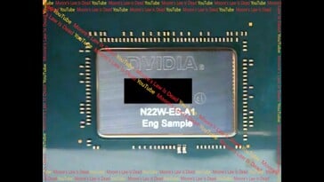 Графический процессор GB203 ноутбука RTX 5080. (Источник изображения: Закон Мура мертв)