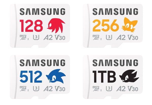 Карты Sonic the Hedgehog PRO Plus microSD являются ребрендингом карт PRO Plus microSD. (Источник изображения: Samsung)