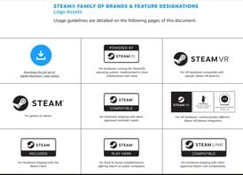 Сетка рекомендаций по брендингу SteamOS