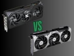 Продажи RX 9070 XT против RTX 5070 Ti (Источник изображения: Gigabyte, MSI)