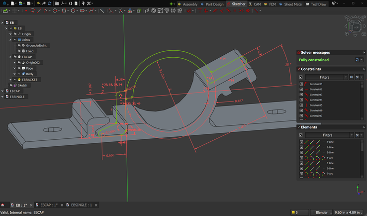 AstoCAD делает FreeCAD визуальную и юзабилити реконструкцию, направленную на удобство для пользователя. (Источник изображения: AstoCAD)