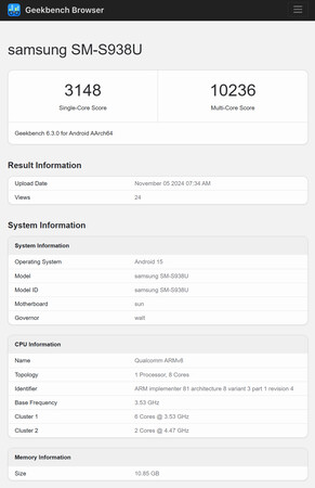 (Источник изображения: Geekbench)