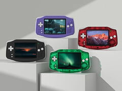 Anbernic RG34XX выпускается в четырех цветовых вариантах для Game Boy Advance. (Источник изображения: Anbernic)