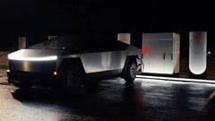 Cybertruck на новых 500 кВт V4 Superchargers (Источник изображения: Tesla)