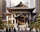 Японское здание суда (Источник: DALL-E 3-generated image)