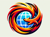 Художественный логотип браузера Firefox (Источник: сгенерированное изображение DALL-E 3)