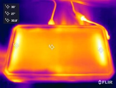 AtomMan G7 PT во время стресс-теста (правая сторона)