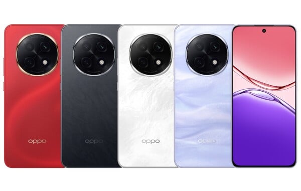 Oppo A5 Pro доступен в четырех цветах. (Источник изображения: Oppo)