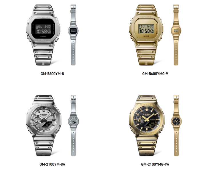 Часы Casio Fine Metallic поступят в продажу в Великобритании. (Источник изображения: Casio)