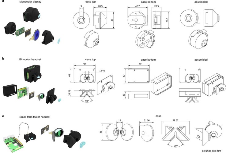 MouseGoggles - это 3D-печатная VR-гарнитура для мышей, работающая на игровом движке Godot на Raspberry Pi 4. (Источник изображения: M. Isaacson и др. по изданию Nature Methods)