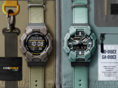 Обе модели Casio G-Shock оснащены ремешками, изготовленными из перерабатываемых материалов и окрашенными в натуральный цвет. (Источник изображения: Casio)