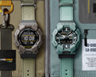 Обе модели Casio G-Shock оснащены ремешками, изготовленными из перерабатываемых материалов и окрашенными в натуральный цвет. (Источник изображения: Casio)