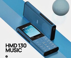 HMD 130 Music будет иметь огромный динамик на задней панели и кнопки управления мультимедиа. (Источник изображения: @smashx_60 на сайте X)