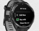 Приложение Garmin ComingUp можно использовать для управления списками дел на Ваших смарт-часах. (Источник изображения: Garmin)