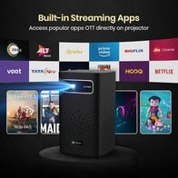 Проектор поставляется с предустановленными OTT-приложениями (Источник изображения: Portronics)