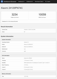 (Источник изображения: Geekbench)