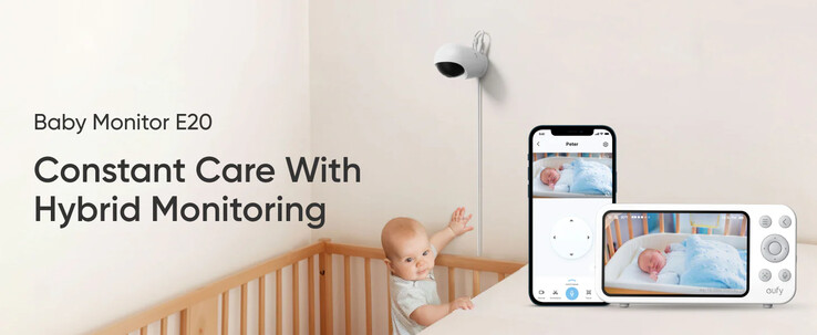 Радионяня eufy Baby Monitor E20. (Источник изображения: Eufy)