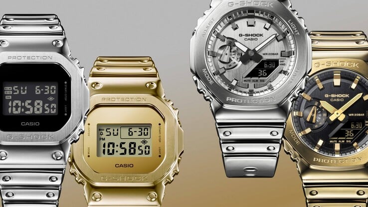 Компания Casio выпустила в США четыре новых модели часов Fine Metallic. (Источник изображения: Casio)