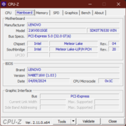 Материнская плата CPU-Z