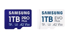 Карты microSD Samsung PRO Plus и EVO Plus теперь доступны в объеме 1 ТБ. (Источник изображения: Samsung)