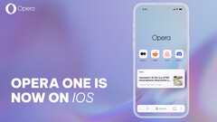 Opera One теперь доступна на iOS (Источник изображения: Opera)