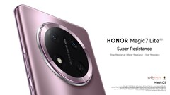 Модель Honor Magic7 Lite оснащена чипсетом Snapdragon 6 Gen 1 (Источник изображения: Honor)