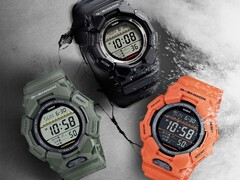 Часы Casio GD010 (вверху) и GA010 имеют срок службы батареи до 10 лет. (Источник изображения: Casio)