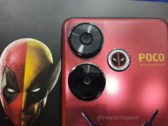 Специальная ограниченная серия Xiaomi POCO x Deadpool x Wolverine Special Limited Edition, похоже, имеет красную металлическую отделку. (Источник: Yogesh Brar on X/Twitter)