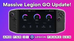 AMD FSR 3.1 и генерация кадров на Lenovo Legion Go (Источник изображения: ETA Prime на YouTube)