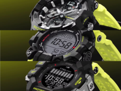 Сверху вниз: Casio G-Shock Gravitymaster GRB300RY-1A9, Mudman GW9500MRY-1A9 и Rangeman GPRH1000RY-1A9. (Источник изображения: Casio)