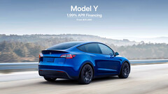 Срок подачи заявок на финансирование Model Y на 1,99% продлен (Источник изображения: Tesla)