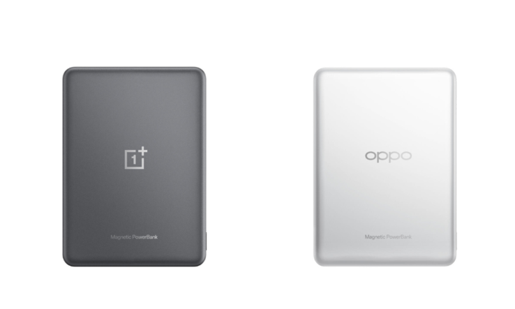 OnePlus Magnetic Power Bank 5000mAh (слева) и Oppo Magnetic Power Bank 5000mAh (справа). (Источник изображения: Магазин Oppo)