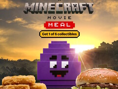 McDonald&#039;s подарит одну из шести цифровых коллекционных игрушек Minecraft при покупке A Minecraft Movie Meal. (Источник изображения: McDonald&#039;s)