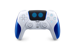 Контроллер Astro Bot Limited Edition имеет глаза Астро на сенсорной панели. (Источник изображения: PlayStation on X/Twitter)