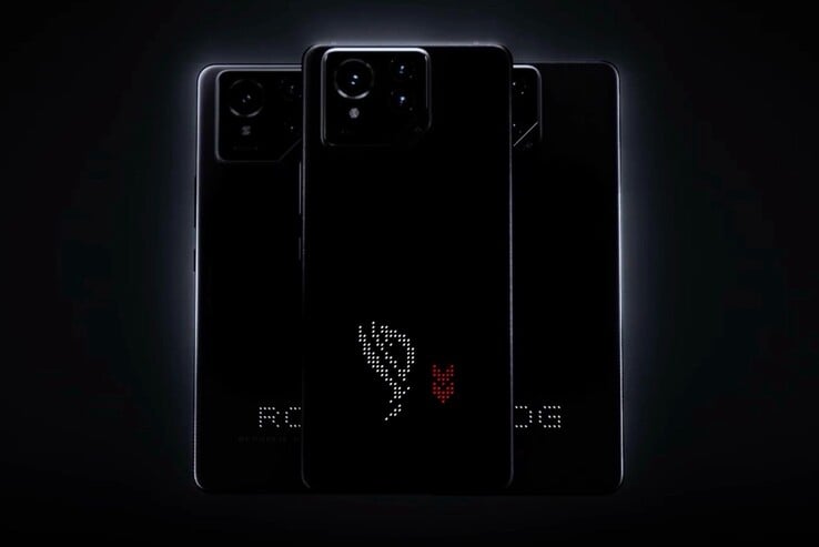 ROG Phone 9 оснащен мини-светодиодным дополнительным дисплеем на задней панели. (Источник изображения: Asus)