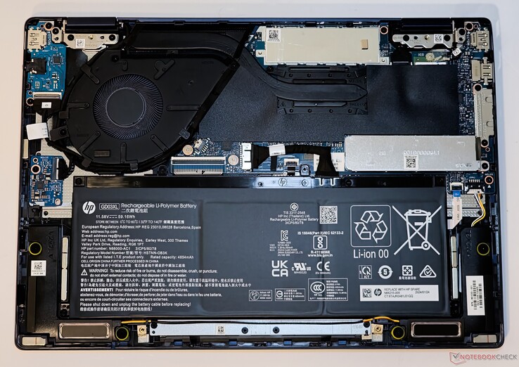 HP Envy x360 2-в-1 14: Внутреннее устройство